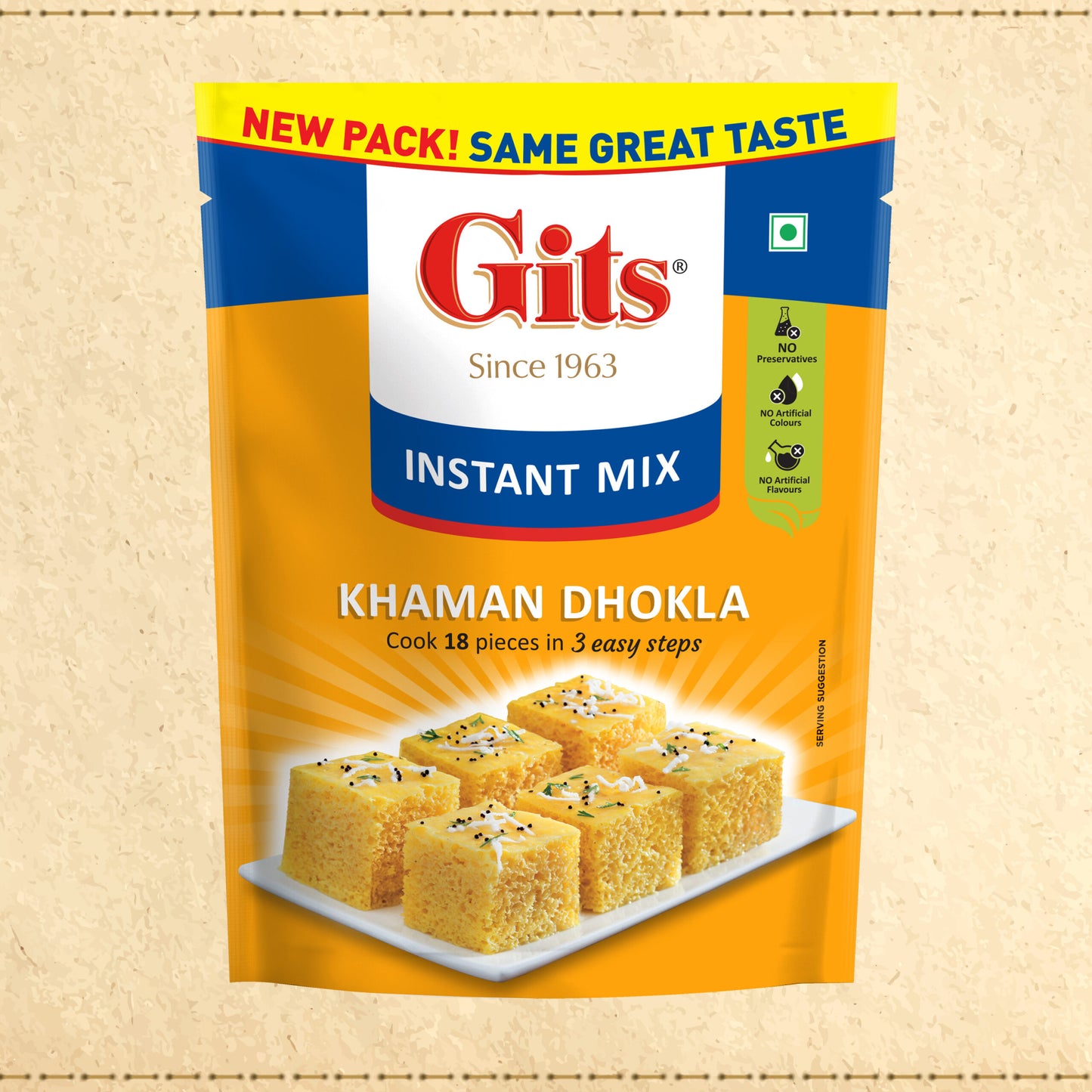Gits Khaman Dhokla Instant Mix-180gm