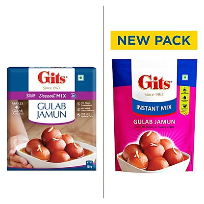 Gits Gulab Jamun Mix – 200g | Soft & Spongy Indian Dessert Mix