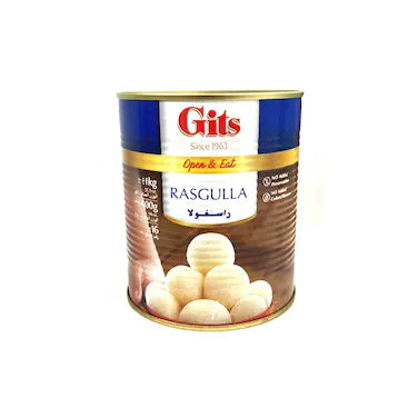 Haldiram's Nagpur Rasgulla Tin (1 kg) | Soft & Spongy Bengali Sweets in Sugar Syrup | Ready-to-Eat Indian Sweet | Premium Mithai Gift Pack